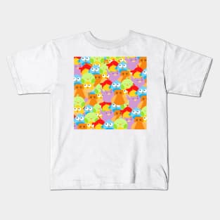 Everybirdy Pattern Kids T-Shirt